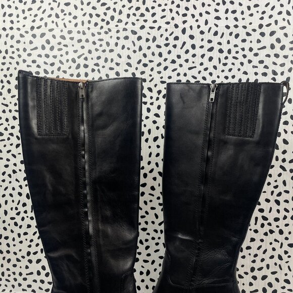 MADEWELL Women's True Black The Selina Tall Boot Extended Calf SZ 9-M NH210 - Picture 5 of 13